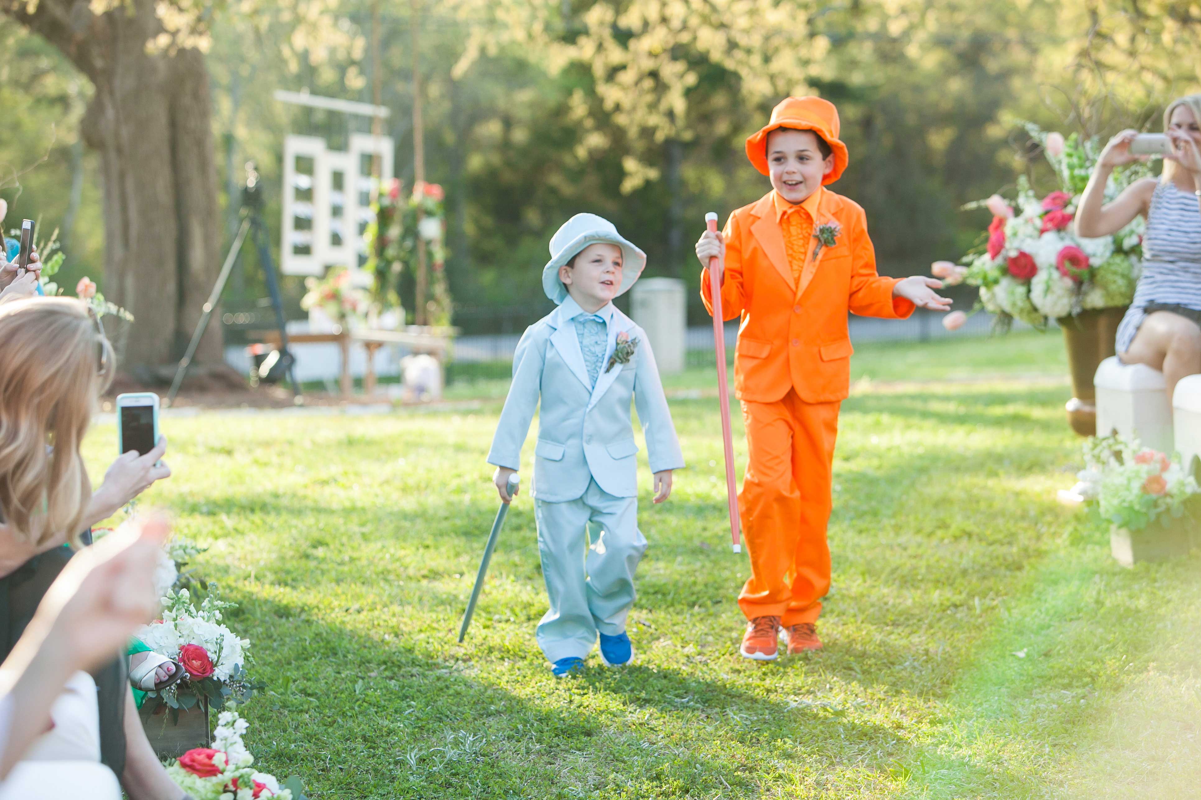 Ring Bearers 5 Fun Ways for Kids to Walk Down the Aisle Inside Weddings